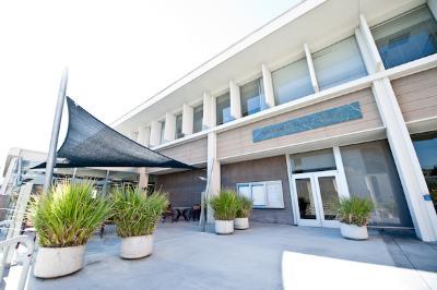 Exterior of Rains Law Library at Loyola Law School